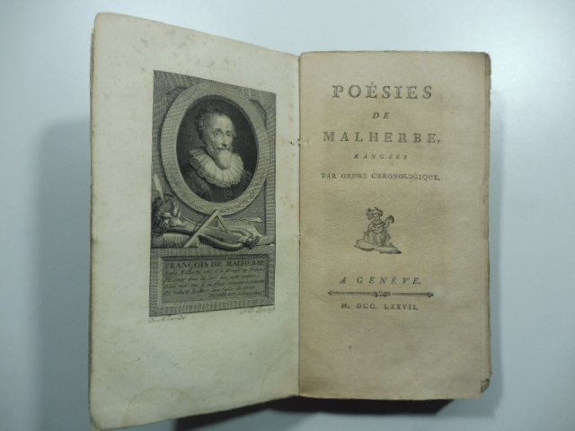Poesies de Malherbe rangees par ordre chronologique